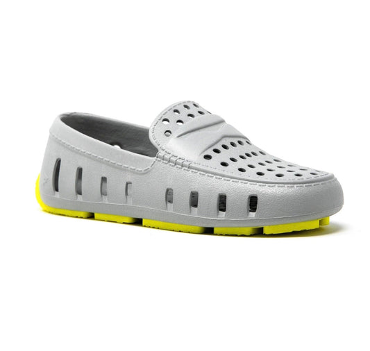 Kids Floafers Gray & Lemon